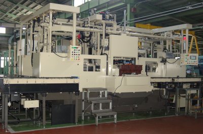 クランクケース加工用　トランスファーマシン