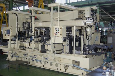 リヤーアクスルシャフト　フランジ穴明け加工FTL