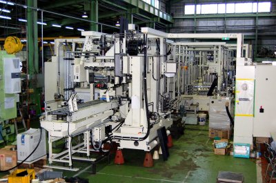 Ｖ６シリンダーブロック加工用トランスファーマシン