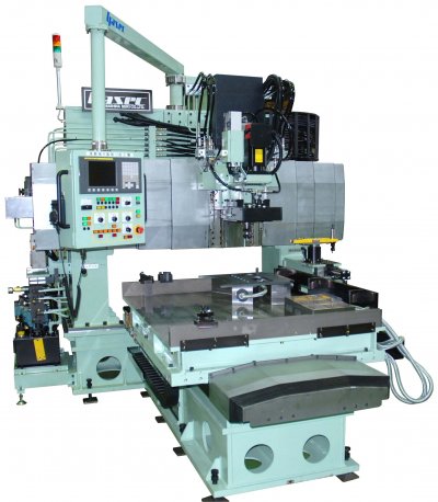 鋼板用　溶断面Ｒ面取り加工機