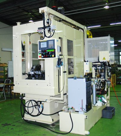 農機部品用　油圧シリンダー穴ホーニング専用機