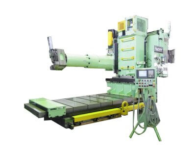 大型船舶用ラダー穴加工、複合加工機能付き　横型CNCフェーシング加工機【FLEX U+RUDDER】