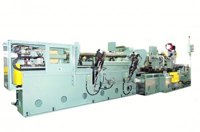 シリンダーブロック　クランクシャフト穴　ラインボーリングマシン