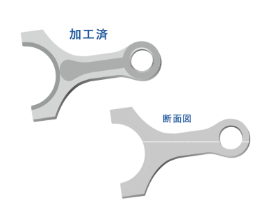 コンロッド潤滑油用深穴ドリル加工機