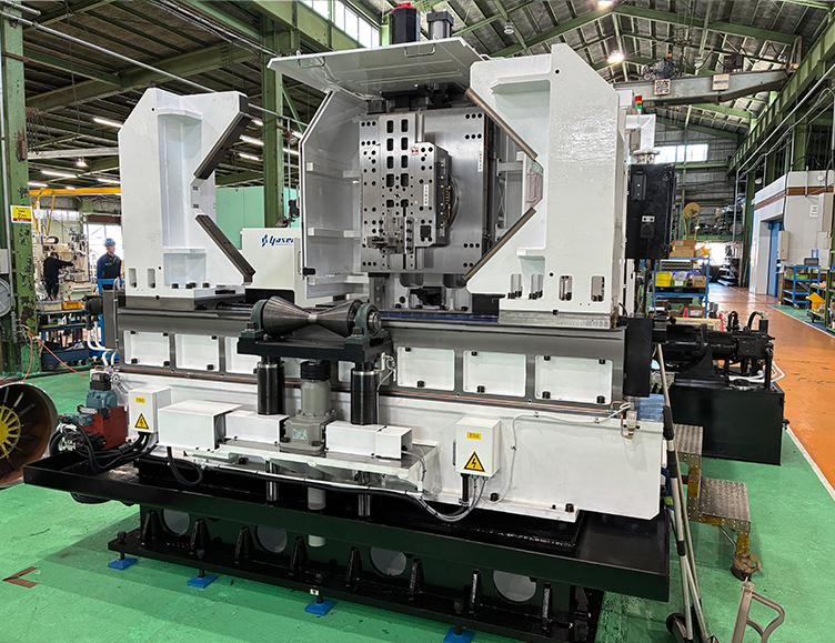 大径管開先加工機　パイプ加工　山科精器株式会社