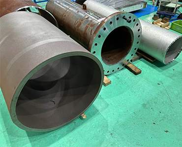 大径管開先加工機 パイプ加工 ワーク 山科精器株式会社