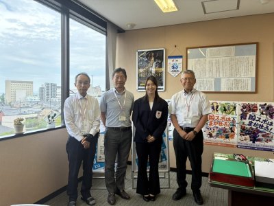 滋賀県スポーツ協会様へ表敬訪問しました